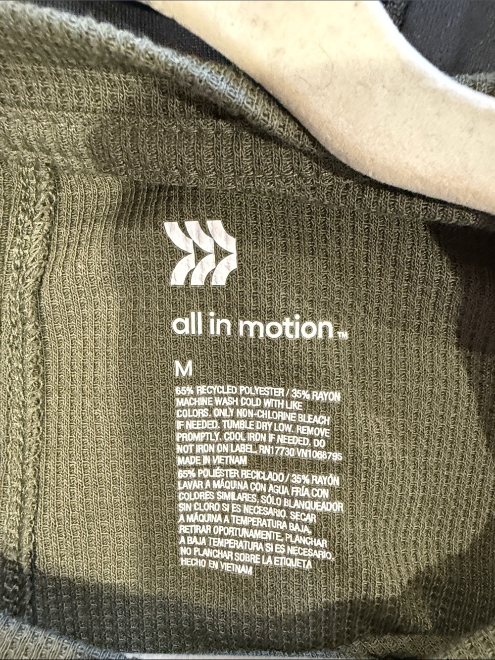 all in motion Olive Green Waffle Tank Top - Women - Picture 2 of 2